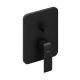 Встраиваемый смеситель для душа и ванны RAVAK Flat black FL 065.20 С ВНУТРЕННЕЙ ЧАСТЬЮ, чёрный 