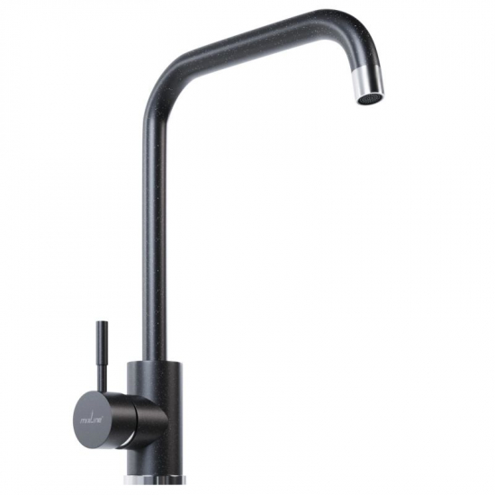 Смеситель для кухни из нержавеющей стали MIXLINE ML-GS12 (343), антрацит