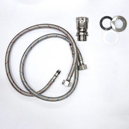 Смеситель для кухни из нержавеющей стали MIXLINE ML-GS12 (343), антрацит