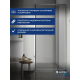 Душевая дверь в нишу SANTREK AQUA Time-DF-DP-900-G-Chrome 90x195 стекло грейп, профиль хром