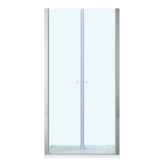 Душевая дверь в нишу BelBagno ETNA-B-2-150-C-Cr стекло прозрачное, профиль хром