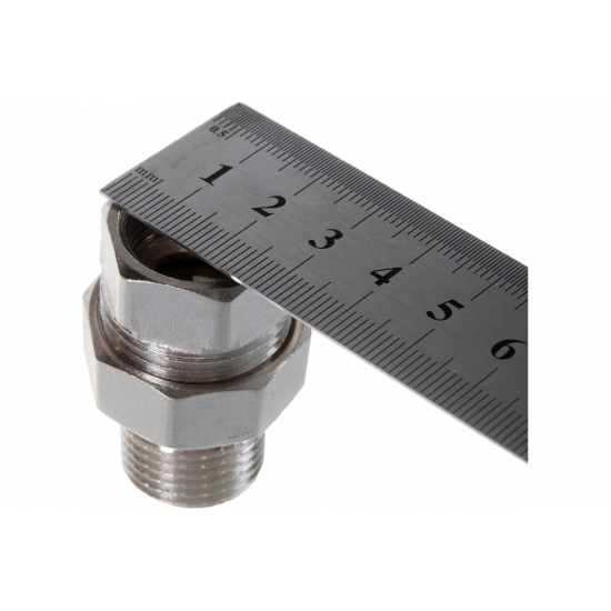 Американка прямая VALTEC 1/2" x 1/2" латунная 15 мм VTr.341.N.0004