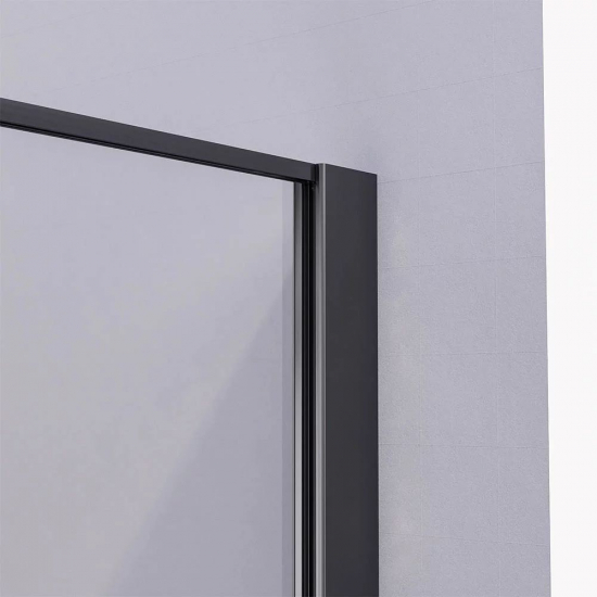 Душевой уголок VECONI Premium Prato 300 SP GR-L 110x80 левый, стекло прозрачное, профиль графит