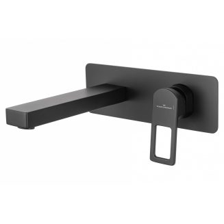 Смеситель для раковины WONZON & WOGHAND Frame WW-88869010-MB С ВНУТРЕННЕЙ ЧАСТЬЮ чёрный матовый  Смеситель для раковины WONZON & WOGHAND Frame WW-88869010-MB С ВНУТРЕННЕЙ ЧАСТЬЮ чёрный матовый
