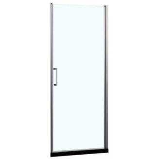 Душевая дверь в нишу AZARIO ALBERTA AZ-NK6211 90x190 стекло прозрачное, профиль серебро 