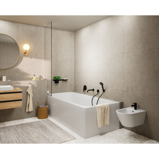 Лейка для душа HANSGROHE Vernis Blend Vario 26270670 чёрный матовый