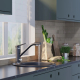 Смеситель для кухни MIXLINE ML-GS05 (343) с подключением к фильтру, антрацит