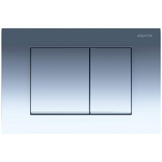 Кнопка для инсталляции AQUATEK PNS-0000002 (001BQ) хром глянец, пневматическая