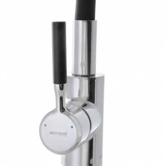 Смеситель для кухни с гибким изливом MIXXUS PREMIUM Rio 011, чёрный