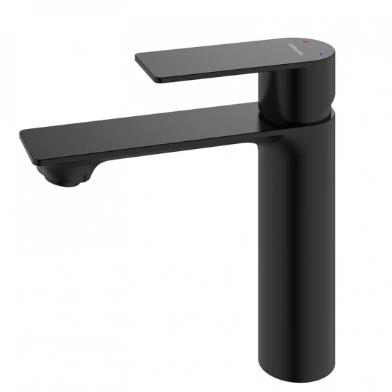 Смеситель для раковины MILARDO Maze MAZBL00M01 матовый чёрный