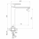 Смеситель для раковины MIXLINE Plus Life ML26-042