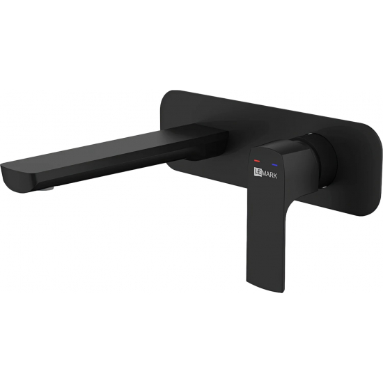 Смеситель для раковины LEMARK Ursus LM7226BL С ВНУТРЕННЕЙ ЧАСТЬЮ чёрный