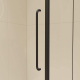 Душевой уголок RGW Classic CL-46B 100x90 стекло прозрачное, профиль чёрный