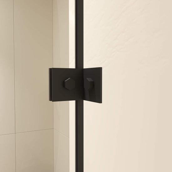 Душевой уголок RGW Classic CL-46B 100x90 стекло прозрачное, профиль чёрный