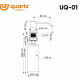 Дозатор для кухонной мойки ULGRAN Quartz U-01 черный