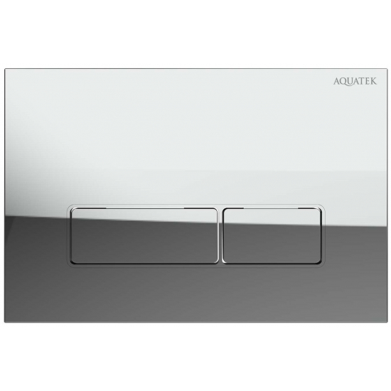 Кнопка для инсталляции AQUATEK KDI-0000062 (HB) хром глянец, клавиши прямоугольные