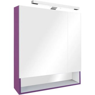 Зеркало-шкаф ROCA Gap 80 фиолетовый, с подсветкой