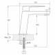 Смеситель для раковины MIXLINE Plus Quadro ML20-04