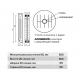 Радиатор биметаллический HALSEN BS 500/100 8 секций