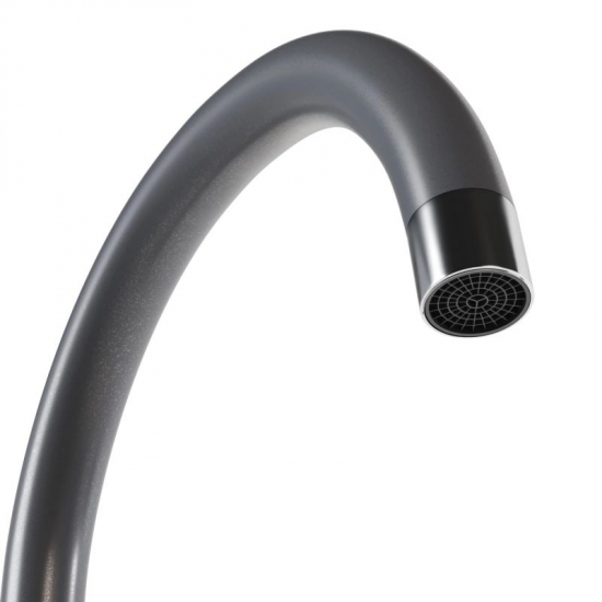 Смеситель для кухни из нержавеющей стали MIXLINE ML-GS15 (342), графит
