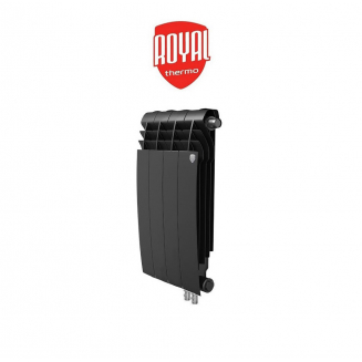Радиатор биметаллический ROYAL THERMO BiLiner Noir Sable 500/87 VR  4 секции