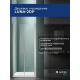 Душевая дверь в нишу SANTREK AQUA Luna-2DP-900-C-Chrome 90x185 стекло прозрачное, профиль хром