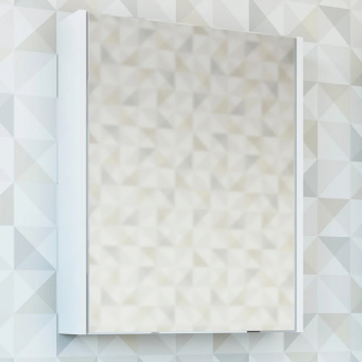 Зеркало-шкаф SANFLOR Калипсо 60 R правое белое, ателье светлый