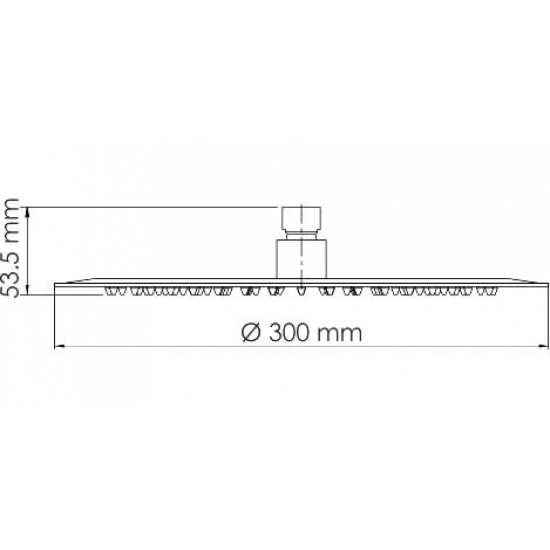 Верхний душ WasserKRAFT Abens A160