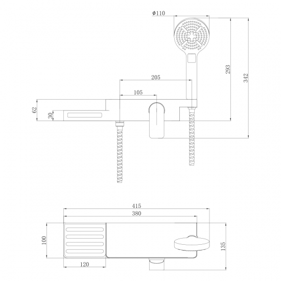 Смеситель для душа LEMARK Unibox LM6903CW белый