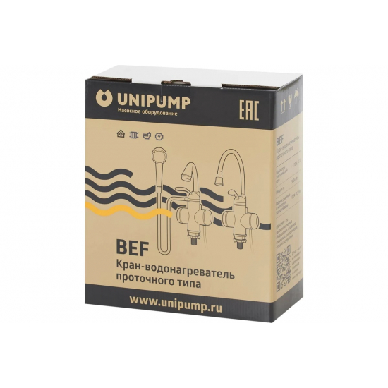 Смеситель водонагреватель UNIPUMP BEF-012-02  