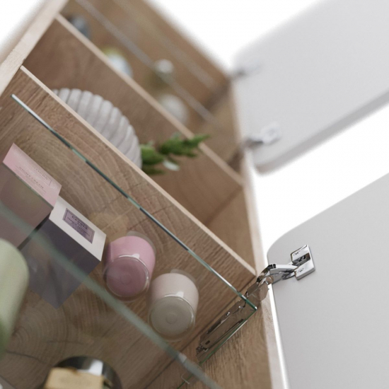 Шкаф-пенал LEMARK Olivia 35, дуб кантри