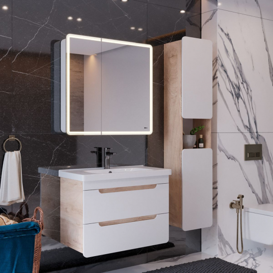 Шкаф-пенал LEMARK Olivia 35, дуб кантри