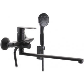 Смеситель для ванны MIXXUS PREMIUM Alex 006 EURO, чёрный