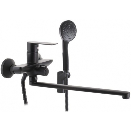 Смеситель для ванны MIXXUS PREMIUM Alex 006 EURO, чёрный