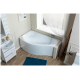 Акриловая ванна AQUANET Palma 00205737 L 170x100 см, угловая, с каркасом, асимметричная