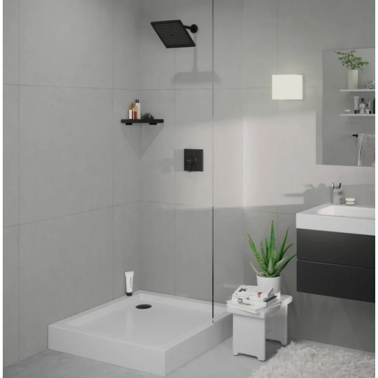 Верхний душ HANSGROHE Crometta E 240 1jet 26726670 черный матовый