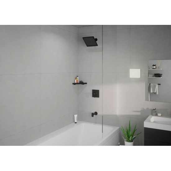 Верхний душ HANSGROHE Crometta E 240 1jet 26726670 черный матовый