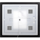 Зеркало BELBAGNO Kraft SPC-KRAFT-885-785-TCH-WARM-NERO черное, с подсветкой и подогревом