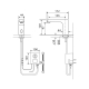 Смеситель для раковины бесконтактный (сенсорный) TIMO Torne 4313/17F золото