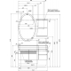 Тумба с раковиной AQUANET Опера 115 L левая белая 2 дверцы 2 ящика