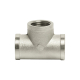 Тройник резьбовой VRT 1/2" x 1/2" x 1/2" вн.-вн.-вн. 15 мм, никель