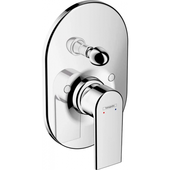 Встраиваемый смеситель для душа и ванны HANSGROHE Vernis Shape 71458000, С ВНУТРЕННЕЙ ЧАСТЬЮ, хром