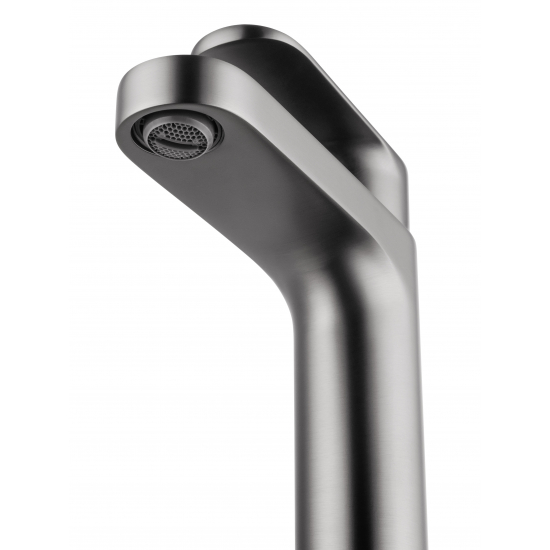 Смеситель для раковины WONZON & WOGHAND WW-H1032-BGG тёмный графит