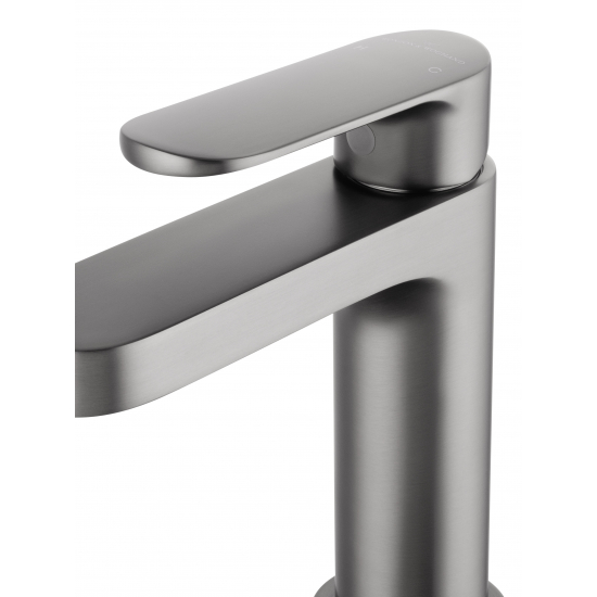 Смеситель для раковины WONZON & WOGHAND WW-H1032-BGG тёмный графит