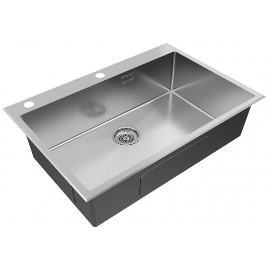 Мойка для кухни PAULMARK Kroner-Edge 75 750х510x1,2 мм, сталь
