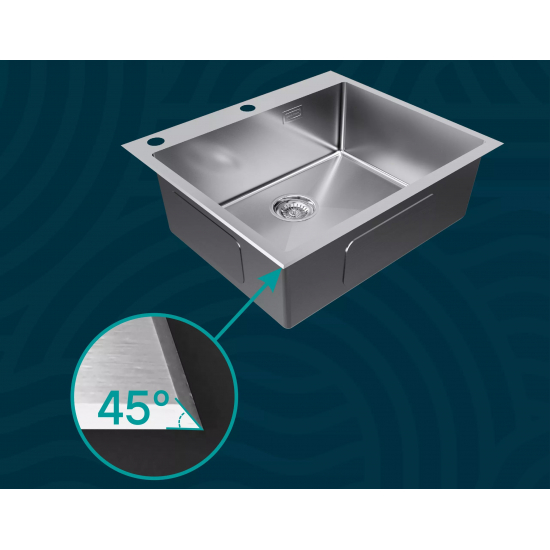 Мойка для кухни PAULMARK Kroner-Edge 75 750х510x1,2 мм, сталь