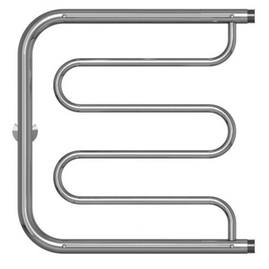 Полотенцесушитель водяной MIXLINE Simple PM 50х50 1'' полка