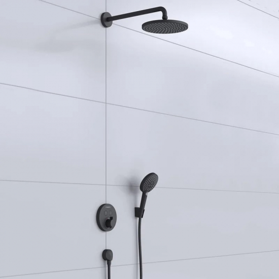 Шланговое подключение HANSGROHE FixFit 27454670 матовый чёрный