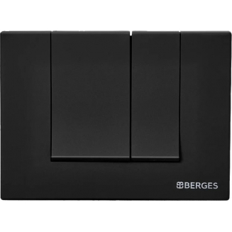 Кнопка для инсталляции BERGES NOVUM S5 Soft Touch чёрная