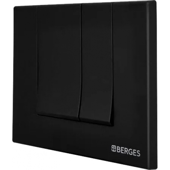 Кнопка для инсталляции BERGES NOVUM S5 Soft Touch чёрная